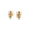 Hermes Mini Pop H Earrings White Rose Gold 7