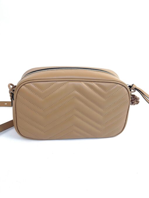 Gucci Sand Brown Small Marmont Crossbody 9