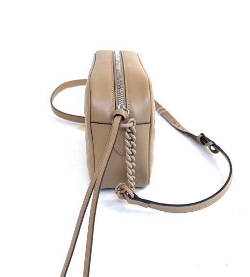 Gucci Sand Brown Small Marmont Crossbody New - Image 6