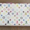 Louis Vuitton Monogram Multicolor Insolite Wallet White Litchi Pink 3