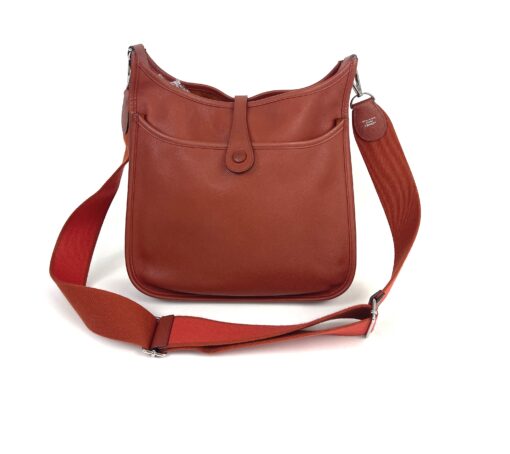 Hermes Evelyne PM 2016 Brick Red Taurillon Clemence Leather 4