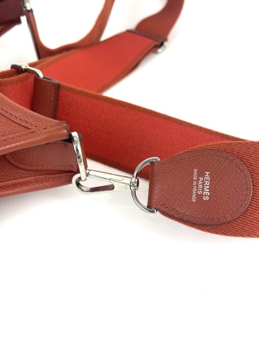 Hermes Evelyne PM 2016 Brick Red Taurillon Clemence Leather 18