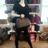Louis Vuitton Damier Ebene Speedy Bandouliere 25 Red 3
