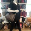 Louis Vuitton Damier Ebene Speedy Bandouliere 25 Red 2