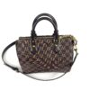Louis Vuitton Damier Ebene Speedy Bandouliere 25 Red 24