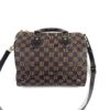 Louis Vuitton Damier Ebene Speedy Bandouliere 25 Red 4