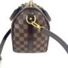 Louis Vuitton Damier Ebene Speedy Bandouliere 25 Red 5