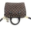 Louis Vuitton Damier Ebene Speedy Bandouliere 25 Red 13
