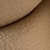 Date code stamped into the leather lining