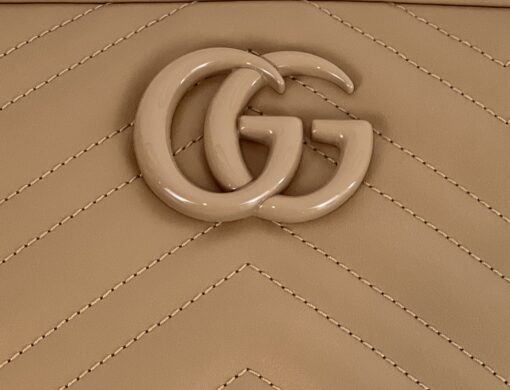 Gucci Sand Brown Small Marmont Crossbody 15