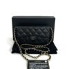 CHANEL Black Classic Flap Wallet 2