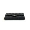 CHANEL Black Classic Flap Wallet 16