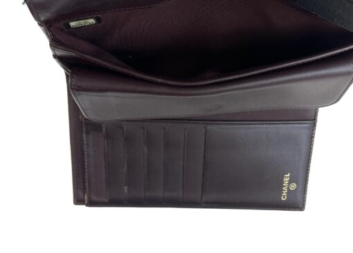 CHANEL Black Classic Flap Wallet 11
