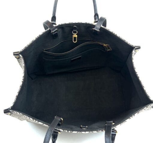 Louis Vuitton Onthego GM Jacquard Since 1854 Grey Shoulder Tote Bag 14