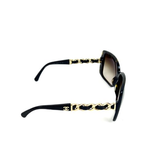 Chanel Black Chain Square Sunglasses 5208-Q 7