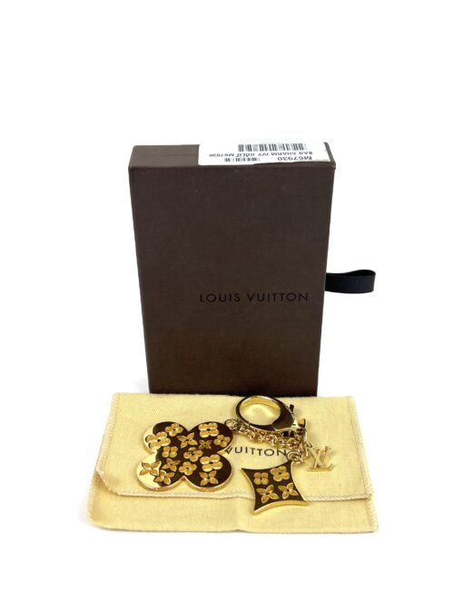 Louis Vuitton Ivy Gold Flower Bag Charm 2