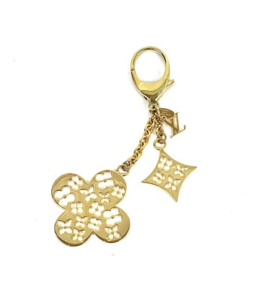 Louis Vuitton Ivy Gold Flower Bag Charm 3