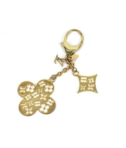 Louis Vuitton Ivy Gold Flower Bag Charm 4