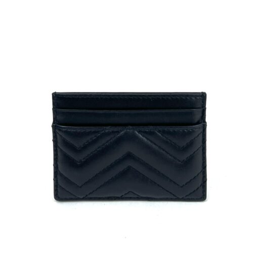 GUCCI BLACK MARMONT CARD CASE 2