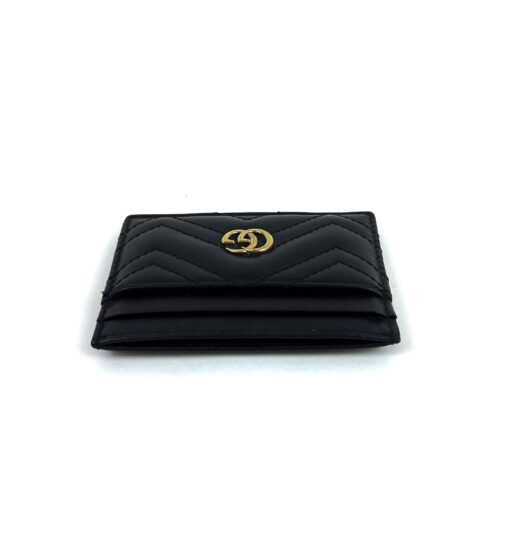 GUCCI BLACK MARMONT CARD CASE 4