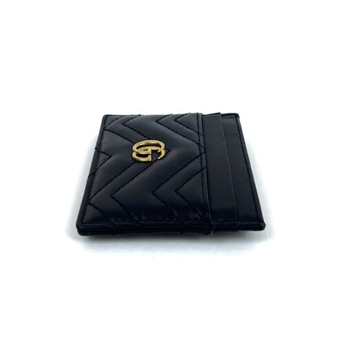 GUCCI BLACK MARMONT CARD CASE 3