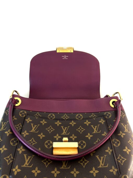 Louis Vuitton Olympe Monogram Satchel Bag Raisin 7