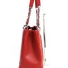 Chanel Red Caviar Grand Shopping Tote XL GST Silver 15