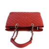Chanel Red Caviar Grand Shopping Tote XL GST Silver 17