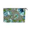 Gucci Blue Blooms Large Tablet Documents Holder Clutch 3