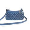 Gucci X PALACE Supreme Monogram Palace Textured Dollar Calfskin Shoulder Bag Blue