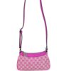 Gucci X PALACE Supreme Monogram Palace Textured Dollar Calfskin Shoulder Bag Pink Pale Rose 13