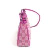 Gucci X PALACE Supreme Monogram Palace Textured Dollar Calfskin Shoulder Bag Pink Pale Rose 11