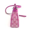 Gucci X PALACE Supreme Monogram Palace Textured Dollar Calfskin Shoulder Bag Pink Pale Rose 10