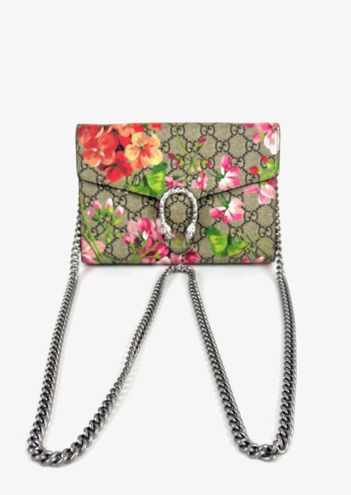 Gucci Supreme Mini Dionysus Blooms Wallet-On-Chain Bag 3