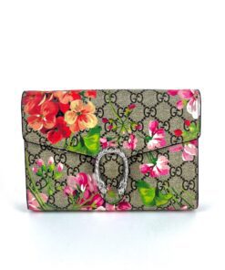 Gucci Supreme Mini Dionysus Blooms Wallet-On-Chain Bag