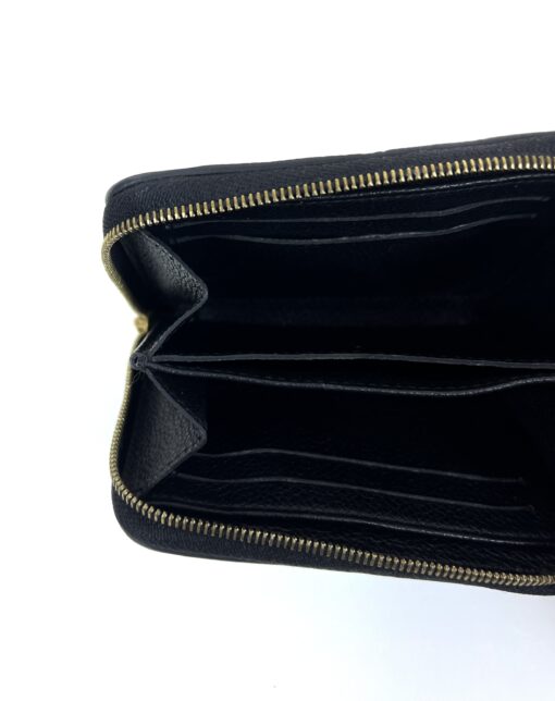 Louis Vuitton Monogram Black Empreinte Canvas Zippy Coin Purse - Image 8