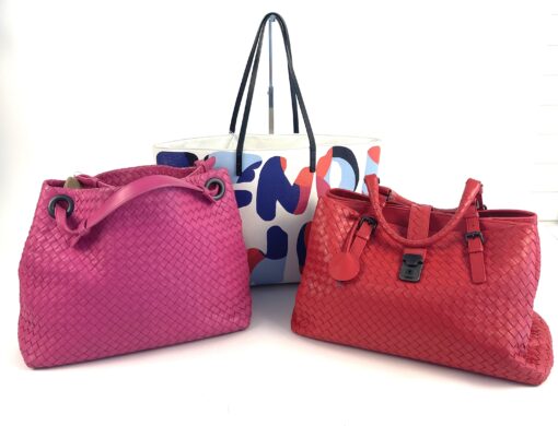 Bundle Fendi Gaffiti Tote Bottega Veneta Pink Garda BV Red Roma