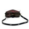 Front view with the strap laid out in a curve