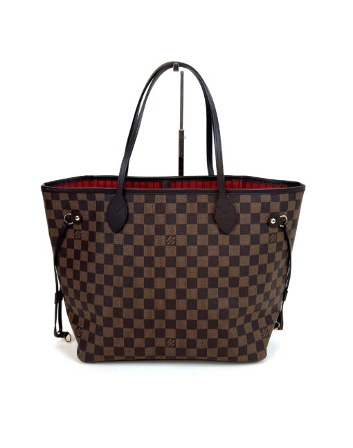 Louis Vuitton Neverfull Damier Ebene MM Cerise Red