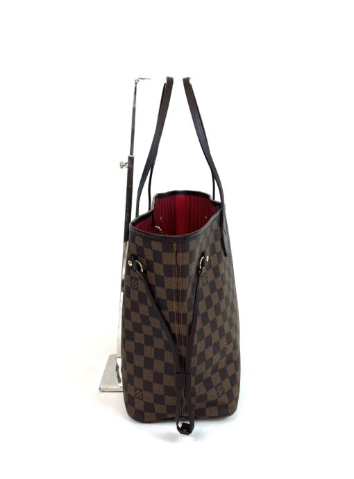 Louis Vuitton Neverfull Damier Ebene MM Cerise Red 7