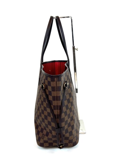 Louis Vuitton Neverfull Damier Ebene MM Cerise Red - Image 8