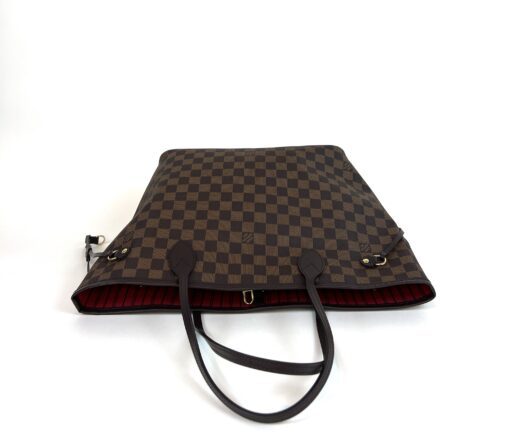 Louis Vuitton Neverfull Damier Ebene MM Cerise Red 10