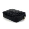 GIVENCHY Vintage Quilted Black Leather Gold Chain Crossbody Handbag 7