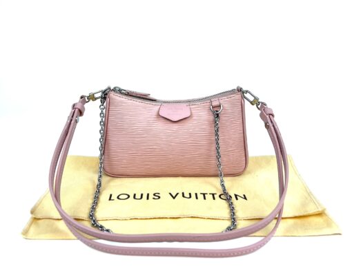 Louis Vuitton Epi Leather Easy Pouch On Strap Rose Ballerine 5