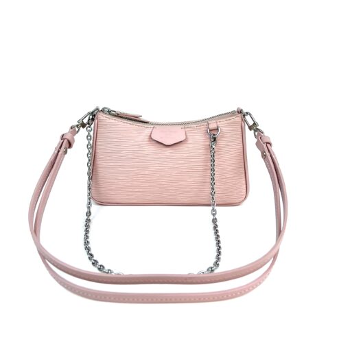 Louis Vuitton Epi Leather Easy Pouch On Strap Rose Ballerine