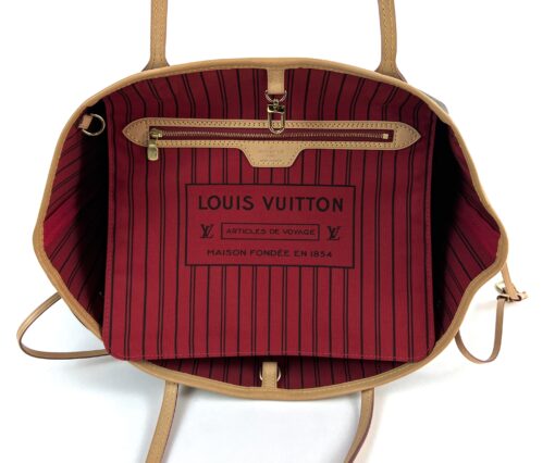 Louis Vuitton Monogram Canvas Neverfull MM Red 12