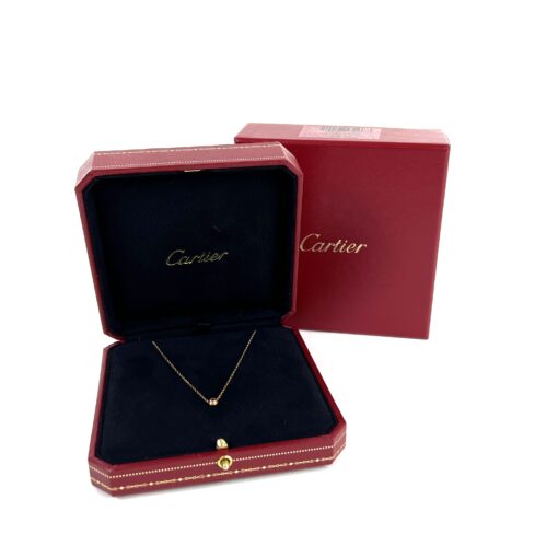 Cartier D'Amour 16" Pink Sapphire and 18k Rose Gold Necklace - Image 3