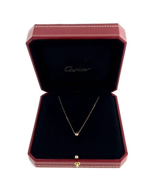 Cartier D'Amour 16" Pink Sapphire and 18k Rose Gold Necklace - Image 2