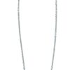 Cartier C Heart Diamond Ladies Necklace 18K White Gold 16