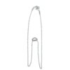 Cartier C Heart Diamond Ladies Necklace 18K White Gold 15